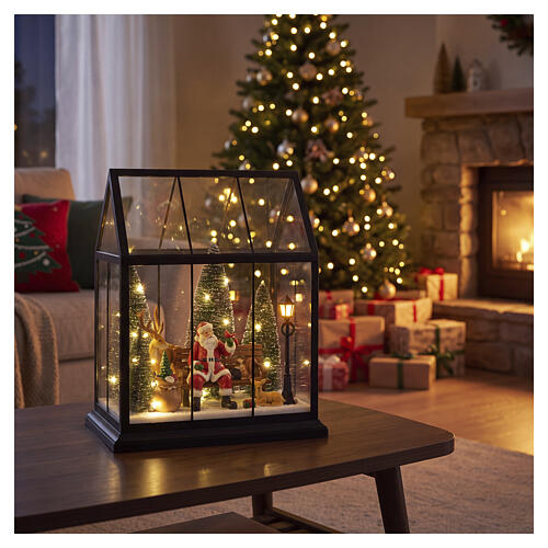 Serra con Babbo Natale e animali 30x25x15 cm Bagutta Tendence 2