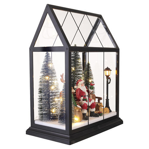 Serra con Babbo Natale e animali 30x25x15 cm Bagutta Tendence 4