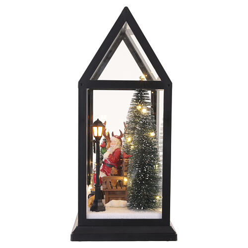 Serra con Babbo Natale e animali 30x25x15 cm Bagutta Tendence 5