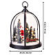 Serra scura con Babbo Natale e trenino in movimento 30x25 cm Bagutta Tendence s3