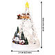 Albero di Natale acrilico bianco con villaggio Bagutta Tendence 30x20 cm s3