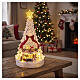 White acrylic tree with internal village Bagutta Tendence, 35x15x15 cm s2