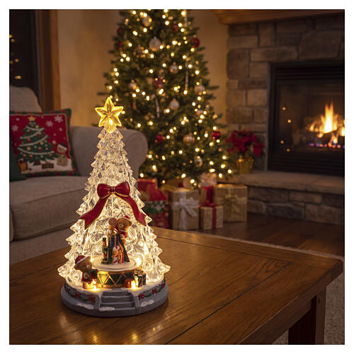 Acrylic Tree with Moving Teddy Bears Bagutta Tendence, 30x15 cm 2