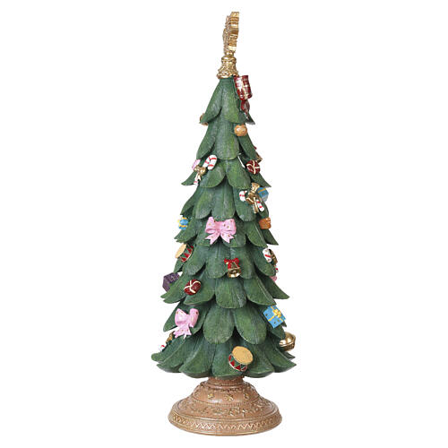 Albero di Natale verde 55 cm con regali Bagutta Tendence resina 3