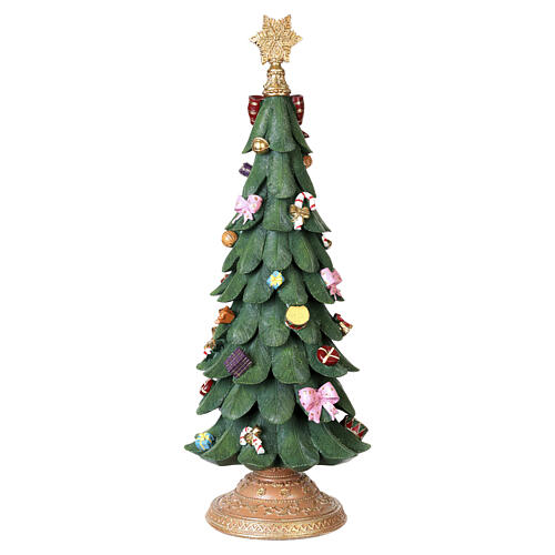 Albero di Natale verde 55 cm con regali Bagutta Tendence resina 4