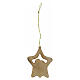 Decoro albero stella con Natività 7x6 cm legno d'ulivo Terrasanta s3