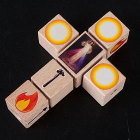 Projeto Eleonora e Padre Silvano: Cruz Via Sacra Cristo Misericordioso com livreto