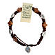 Pulsera cruces y medalla S. Benito. s1