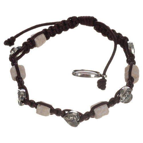 Bracelet with hearts and stone 12