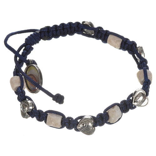 Bracelet with hearts and stone 4