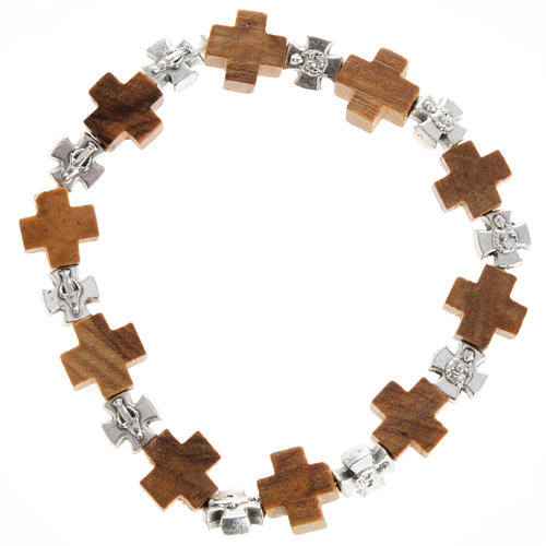 Elastic bracelet with crosses 1