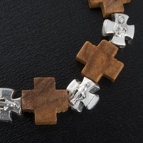 Bracelet dizainier élastique croix 3