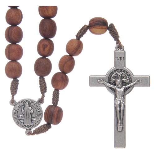 Medjugorje rosary beads with metal crucifix 7mm 1