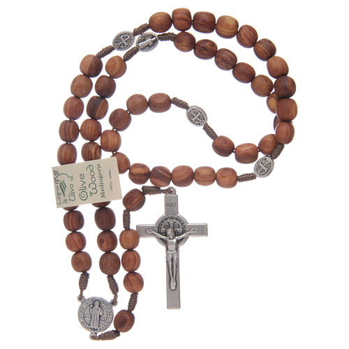 Medjugorje rosary beads with metal crucifix 7mm 4