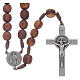 Medjugorje rosary beads with metal crucifix 7mm s1