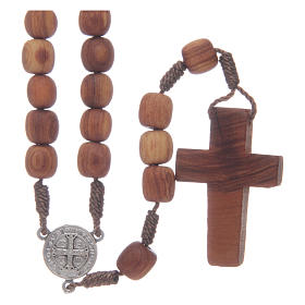 Rosenkranz Medjugorje Perlen 9mm Olivenholz