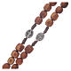 Olive wood Medjugorje rosary with cross 9mm s3