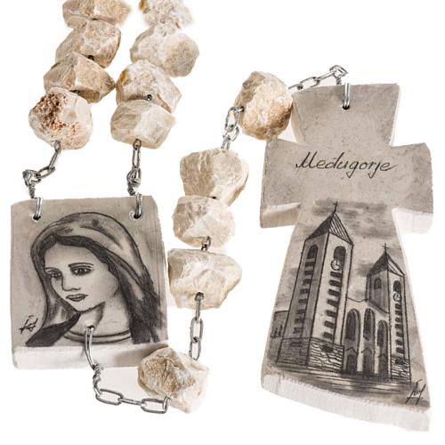 Bedboard rosary, Medjugorje church 1