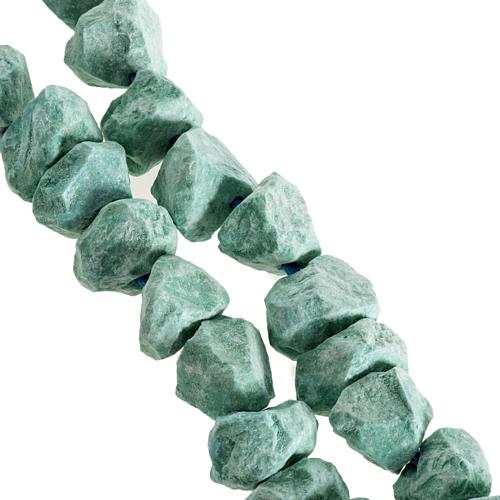 Medjugorje wall rosary, green and blue 4