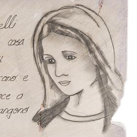 Imagens da Nossa Senhora de Medjugorje: Quadro bênção Medjugorje corado Imagens da Nossa Senhora de Medjugorje: Quadro bênção Medjugorje corado