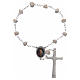 Medjugorje one-decade rosary, stone and chain s2