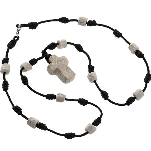 Single-decade Medjugorje necklace, stone 2