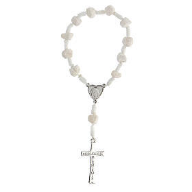 Zehner Rosenkranz Medjugorje Stein und Metall