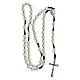 Rosary with Medjugorje stone and black cord s9