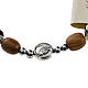 Medjugorje elastic bracelet in olive wood s2