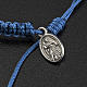 Medjugorje bracelet with stone and blue cord s4