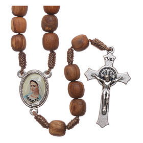 Terços e Porta Terços Nossa Senhora de Medjugorje: Terço oliveira Medjugorje cruz metal