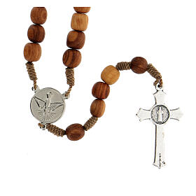 Terços e Porta Terços Nossa Senhora de Medjugorje: Terço oliveira Medjugorje cruz metal