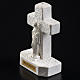 Croix Notre Dame de Medjugorje marbre blanc s3