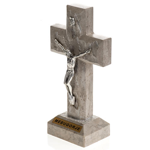 Croce Medjugorje marmo 19x10,5 2