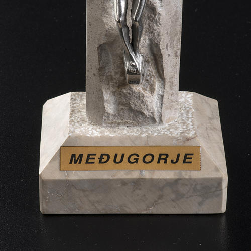 Croce Medjugorje marmo 19x10,5 4