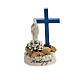 Statue with blue cross Medjugorje s1
