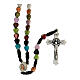 Medjugorje rosary with coloured hearts s1