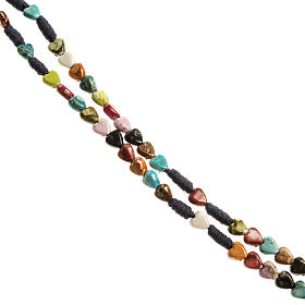 Terços e Porta Terços Nossa Senhora de Medjugorje: Terço coração corado Medjugorje