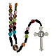 Medjugorje rosary with coloured hearts s2