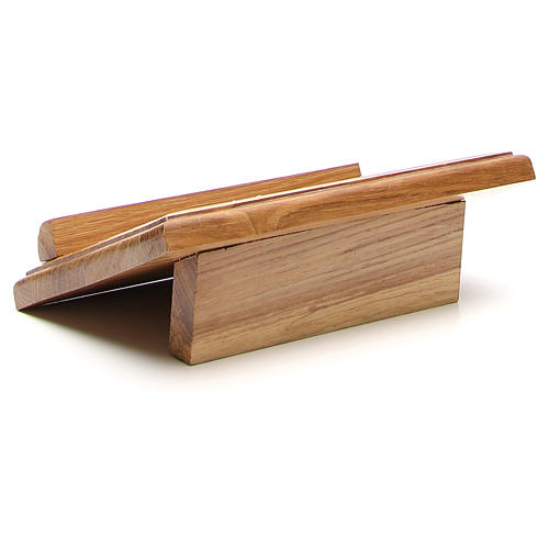Holz Tischpult mit Rosenkranz 8