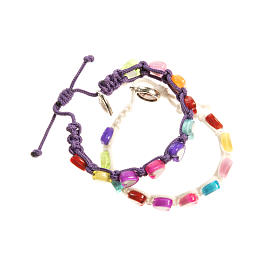 Bracelet for children with hearts, cord Medjugorje
