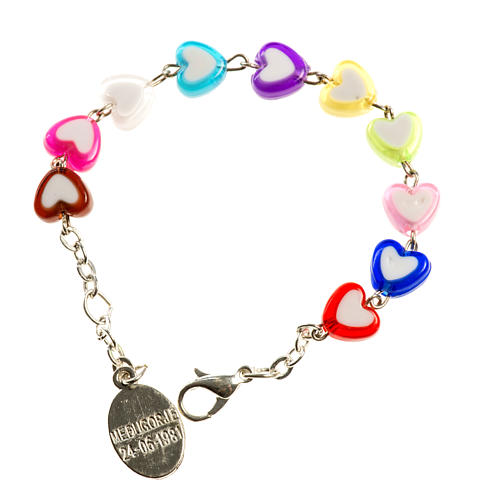 Bracelet for children with hearts, Medjugorje 2
