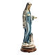 Estatua azul Reina de la Paz con iglesia Medjugorje 21 cm s2