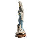 Estatua azul Reina de la Paz con iglesia Medjugorje 21 cm s3