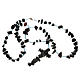 Medjugorje rosary beads in black hard stones s3
