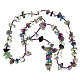 Medjugorje rosary beads in sea green hard stones s3