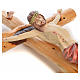 Crocifisso Medjugorje in legno d'abete su radice h tot 133 cm s16