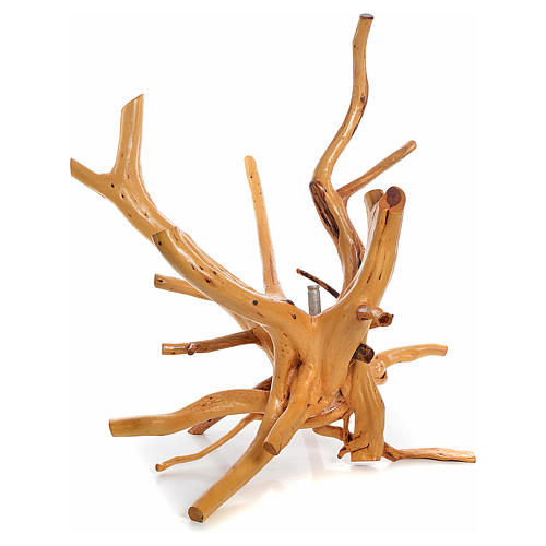 Krucyfiks Medjugorje z drewna sosnowego na korzeniu h całkowita 133 cm 5