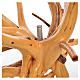 Krucyfiks Medjugorje z drewna sosnowego na korzeniu h całkowita 133 cm s14