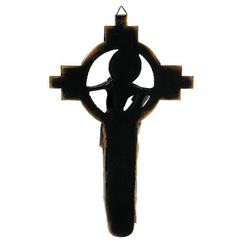 Crucifix Medjugorje Christ et Vierge 25x16 cm 4